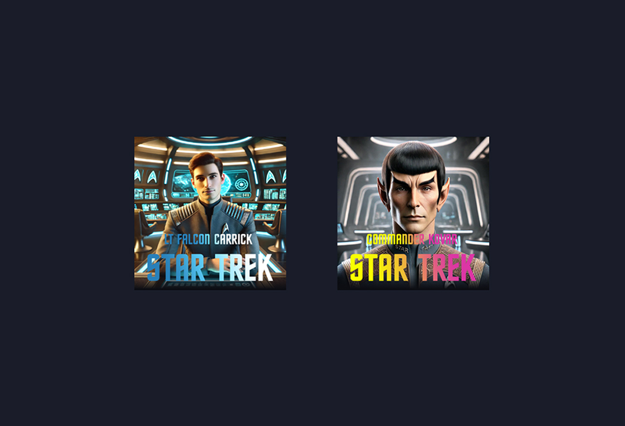 Star Trek 3D Cards Project
